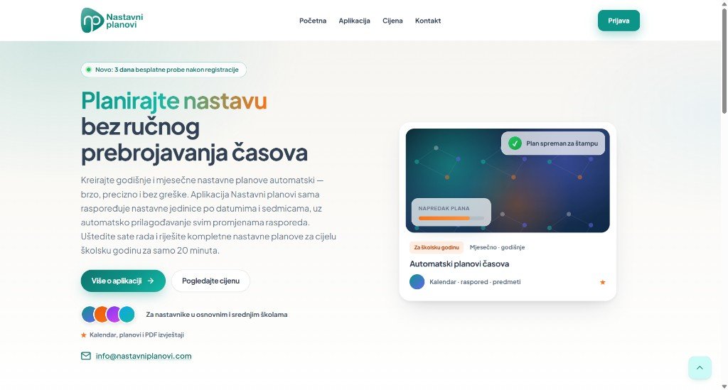 Nastavni planovi